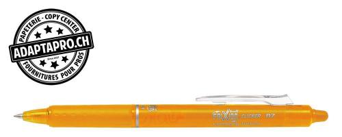 Stylo effa&ccedil;able - PILOT FRIXION Ball Clicker - 0.7 - abricot