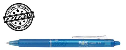 Stylo effa&ccedil;able - PILOT FRIXION Ball Clicker - 0.7 - bleu clair