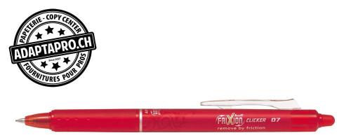 Stylo effa&ccedil;able - PILOT FRIXION Ball Clicker - 0.7 - rouge
