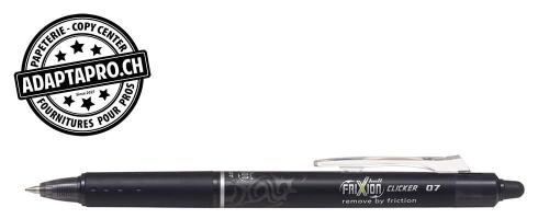 Stylo effa&ccedil;able - PILOT FRIXION Ball Clicker - 0.7 - noir