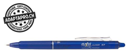 Stylo effa&ccedil;able - PILOT FRIXION Ball Clicker - 0.7 - bleu