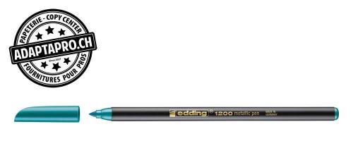 Feutre de coloriage - EDDING 1200 - 074 - vert-m&eacute;talis&eacute;