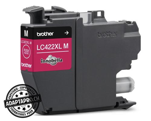 Cartouches d'encre/têtes d'impression BROTHER - LC-422XLM - MAGENTA XL