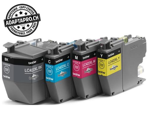 Cartouches d'encre/têtes d'impression BROTHER - LC-422XL Pack - 4 couleurs XL