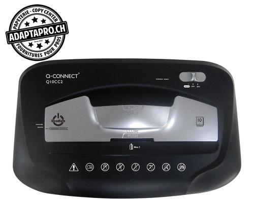 Destructeur de documents Q-CONNECT - Q10CC2 - coupe 220mm - s&eacute;curit&eacute; P3