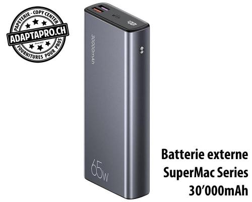 Batterie externe USAMS SuperMac Series - 30'000mAh