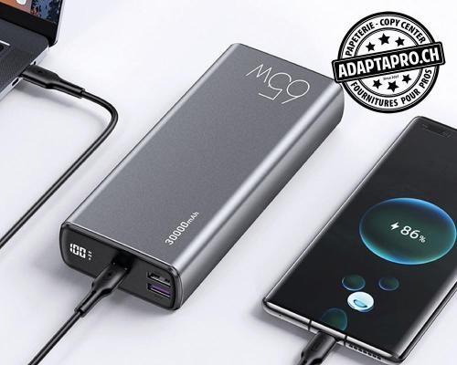Batterie externe USAMS SuperMac Series - 30'000mAh