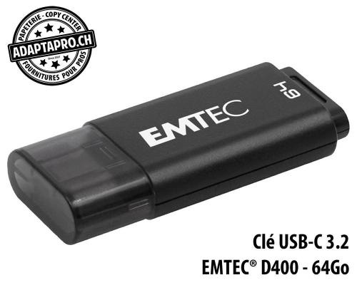 Clé USB-C 3.2 EMTEC® D400 - 64Go