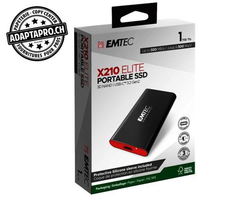 Disque dur SSD externe EMTEC® ELITE X210 - 1To