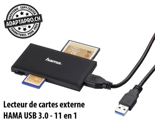 Lecteur de cartes externe HAMA USB 3.0
