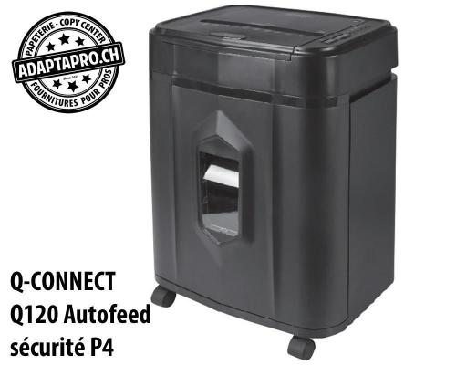 Destructeur de documents Q-CONNECT&reg; Q120 Autofeed - s&eacute;curit&eacute; P4