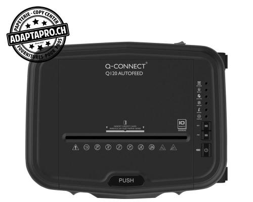 Destructeur de documents Q-CONNECT&reg; Q120 Autofeed - s&eacute;curit&eacute; P4