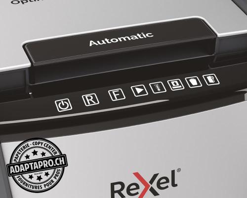 Destructeur de documents REXEL® Optimum AutoFeed+ 100X - sécurité P4