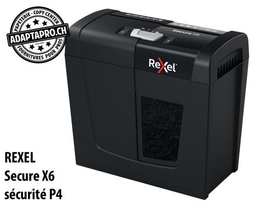 Destructeur de documents REXEL&reg; Secure X6 - s&eacute;curit&eacute; P4