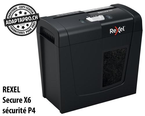 Destructeur de documents REXEL&reg; Secure X6 - s&eacute;curit&eacute; P4