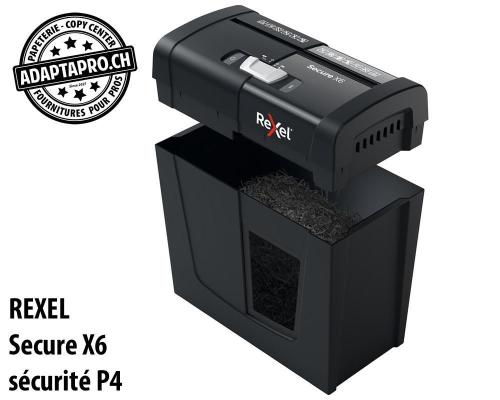 Destructeur de documents REXEL&reg; Secure X6 - s&eacute;curit&eacute; P4