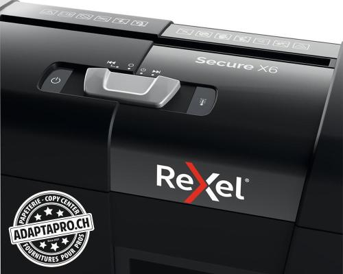 Destructeur de documents REXEL&reg; Secure X6 - s&eacute;curit&eacute; P4