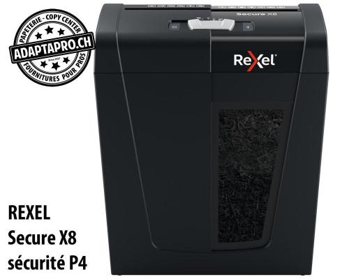 Destructeur de documents REXEL® Secure X8 - sécurité P4
