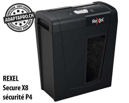 Destructeur de documents REXEL® Secure X8 - sécurité P4