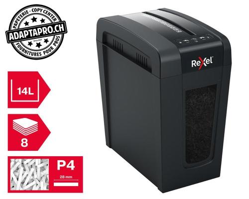 Destructeur de documents REXEL&reg; Secure X8-SL Slimline - s&eacute;curit&eacute; P4