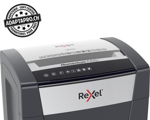 Destructeur de documents REXEL&reg; Momentum P420+ - s&eacute;curit&eacute; P4