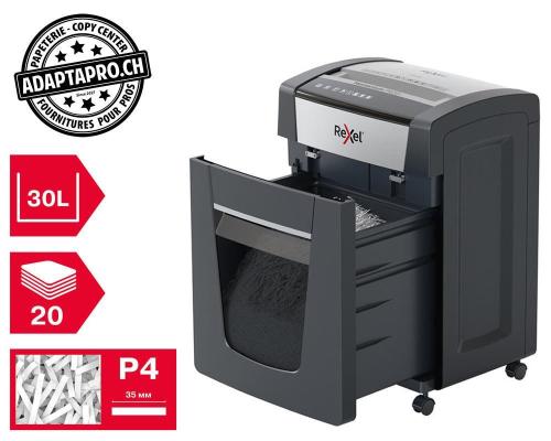 Destructeur de documents REXEL&reg; Momentum P420+ - s&eacute;curit&eacute; P4