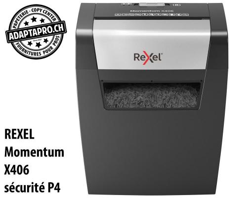 Destructeur de documents REXEL® Momentum X406 - sécurité P4