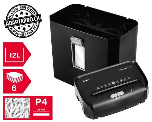 Destructeur de documents REXEL® Promax QS RPX612 - sécurité P4