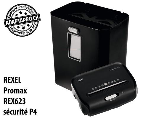 Destructeur de documents REXEL&reg; Promax REX623 - s&eacute;curit&eacute; P4