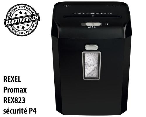 Destructeur de documents REXEL® Promax REX823 - sécurité P4