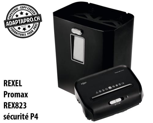 Destructeur de documents REXEL® Promax REX823 - sécurité P4