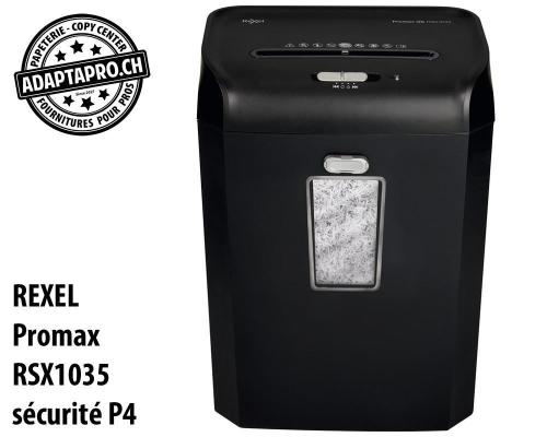 Destructeur de documents REXEL® Promax RSX1035 - sécurité P4