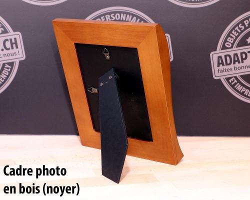 Cadre photo en Bois - Premium - NOYER - modèle 10 - 13x18cm