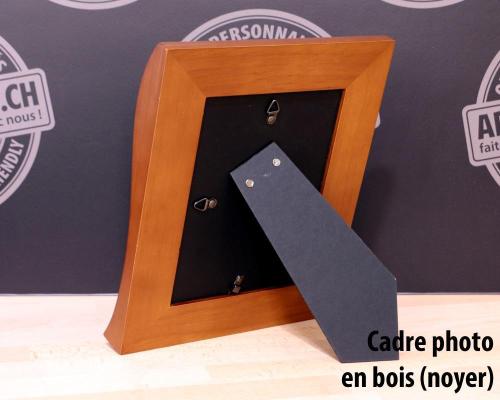 Cadre photo en Bois - Premium - NOYER - modèle 10 - 13x18cm