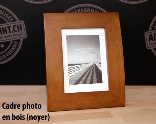 Cadre photo en Bois - Premium - NOYER - mod&egrave;le 2026 - 13x18cm