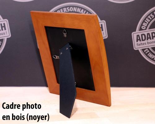 Cadre photo en Bois - Premium - NOYER - mod&egrave;le 2026 - 13x18cm