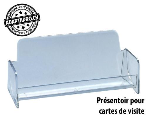 Pr&eacute;sentoir pour cartes de visite SIGEL - transparent