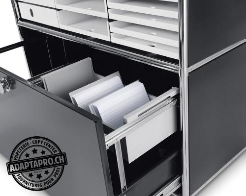 Fichier sans couvercle STYRO Oeko - A5 oblong - gris