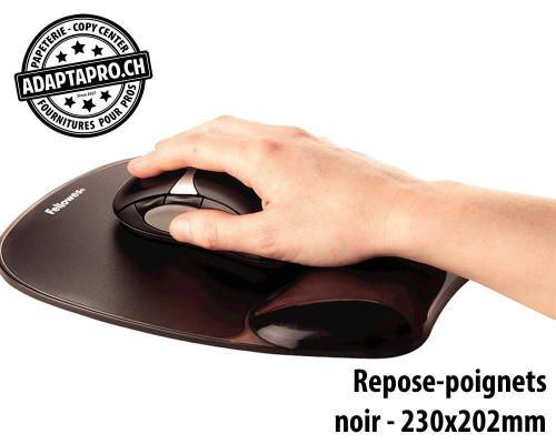 Repose-poignets FELLOWES - noir - 230x202mm