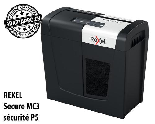 Destructeur de documents REXEL&reg; Secure MC3 - s&eacute;curit&eacute; P5