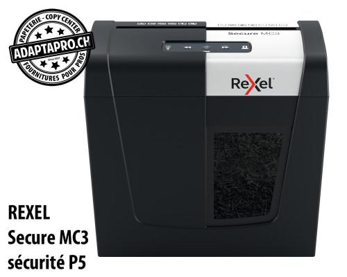 Destructeur de documents REXEL® Secure MC3 - sécurité P5
