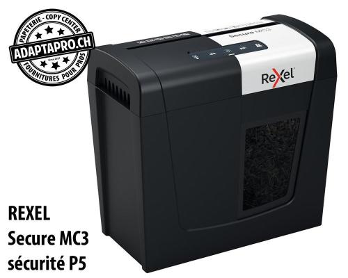 Destructeur de documents REXEL® Secure MC3 - sécurité P5