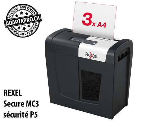Destructeur de documents REXEL® Secure MC3 - sécurité P5