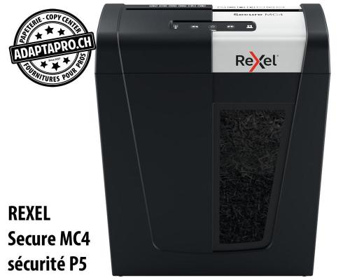 Destructeur de documents REXEL® Secure MC4 - sécurité P5