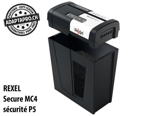 Destructeur de documents REXEL® Secure MC4 - sécurité P5