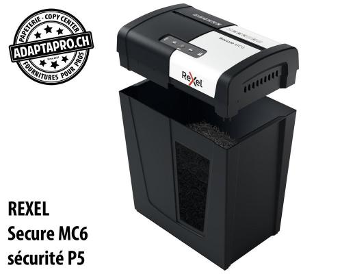 Destructeur de documents REXEL® Secure MC6 - sécurité P5