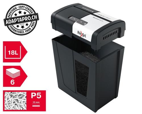 Destructeur de documents REXEL® Secure MC6 - sécurité P5