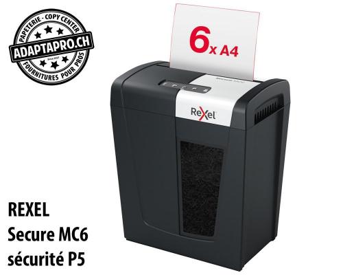 Destructeur de documents REXEL® Secure MC6 - sécurité P5