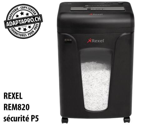 Destructeur de documents REXEL® REM820 - sécurité P5