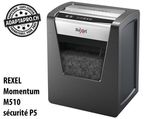 Destructeur de documents REXEL&reg; Momentum M510 - s&eacute;curit&eacute; P5